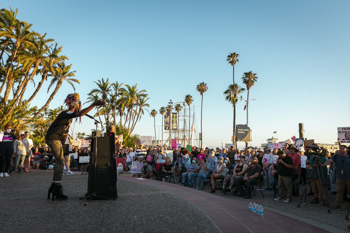 NickIsabella's tweet photo. Scenes from the candle light vigil and Planned Parenthood rally in San Diego last night. (3 of 3) #RoeVsWade #reproductiverights #ReproductiveFreedom #fuckthepatriarchy #AbortionRightsAreHumanRights #AbortionIsHealthcare https://t.co/OquGk1GWvI