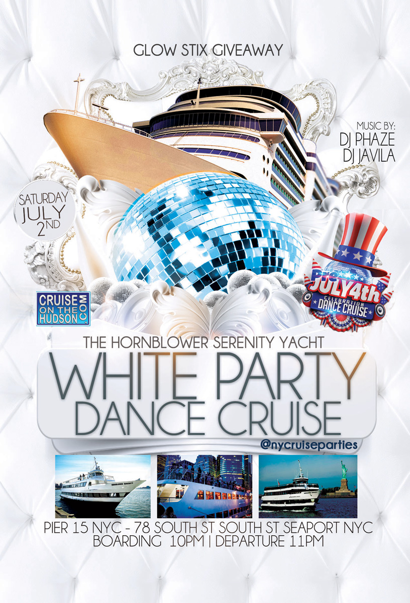 AfterWork411's tweet photo. Sat July 2nd Pre Fourth of July White Party Cruise NYC boarding at Pier 15 South St Seaport NYC  Get your tix today at https://t.co/ifLZJeTwMf #PartyCruise #WhiteParty #NYCCruise  
@AfterWork411 @NYCruiseParties @FullyJiggy https://t.co/THJ2GR64lc