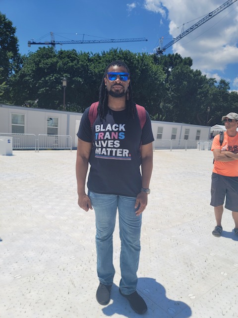AsAmNews's tweet photo. Deshawn Cook is a recent transplant to DC from New Jersey. They came out in support after learning of the Unity March through a work email. When asked about "unity," they said they like the concept, but we have a long way to go before achieving it. #unitymarch2022 #UnityMarch22 https://t.co/xjrR2KDLCl