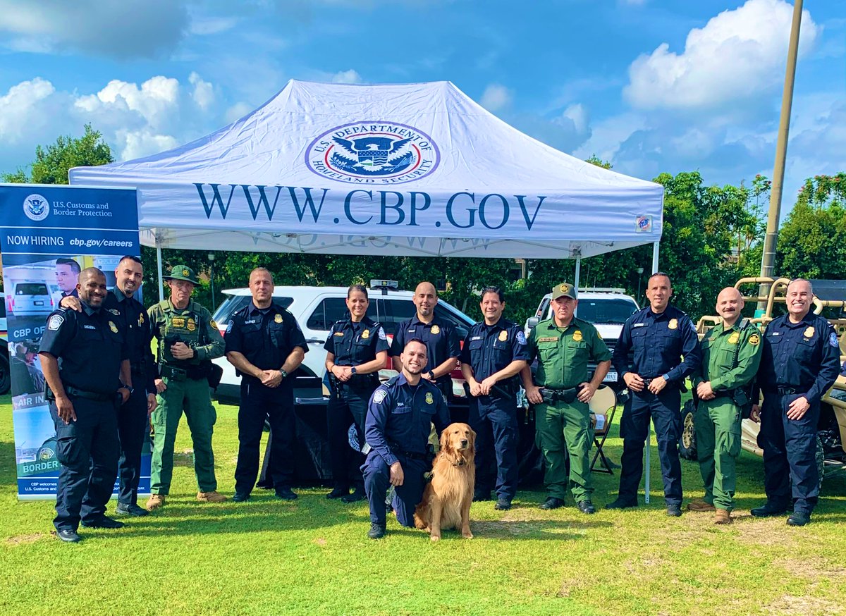CBPFlorida's tweet photo. Today @PinecrestPolice celebrates their safety expo’s 25th year anniversary. #OfficeOfFieldOperations and #BorderPatrol are honored to have been a part of this community event. https://t.co/0Qka0hGpO5