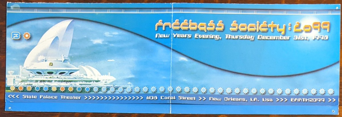 _jACK_t_Ripper_'s tweet image. Freebass Society: 2099 #StatePalaceTheatre #Freebass #FreebassSociety #NOLA #NewOrleans
@RealDiscoDonnie
@skychurch 
@charlesfeelgood 
@quinnessential 
@6blocc 
@MCQUESTIONMARK 
@DjStryfe 
@pncofficial