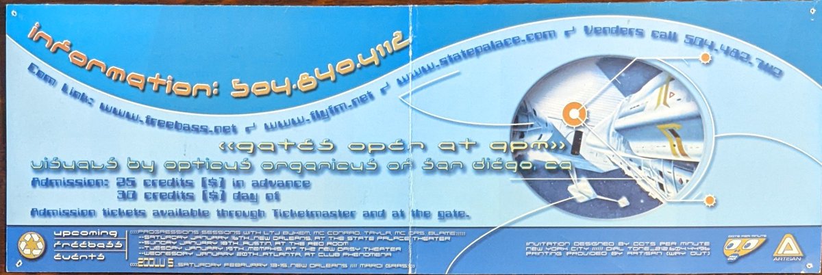 _jACK_t_Ripper_'s tweet image. Freebass Society: 2099 #StatePalaceTheatre #Freebass #FreebassSociety #NOLA #NewOrleans
@RealDiscoDonnie
@skychurch 
@charlesfeelgood 
@quinnessential 
@6blocc 
@MCQUESTIONMARK 
@DjStryfe 
@pncofficial