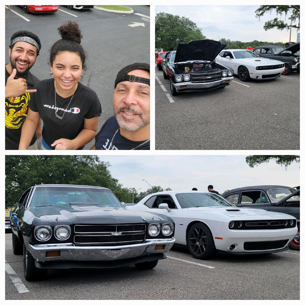 Enjoying Cars and Coffee in Tampa this morning with my kids. Always GREAT having my son join me with his Challenger RT. Always makes the rides to and from more enjoyable. Know what I mean! <a href="/ProConverters/">Pro-Billet Torque Converters™</a> <a href="/hotrodmagazine/">HOT ROD Magazine</a> <a href="/OldButNoSlow/">Viejo Pero No Lento</a> <a href="/RoadkillShow/">Roadkill</a> <a href="/PureMuscleCars/">Muscle Cars</a> <a href="/musclecardef/">American Muscle Cars</a>
