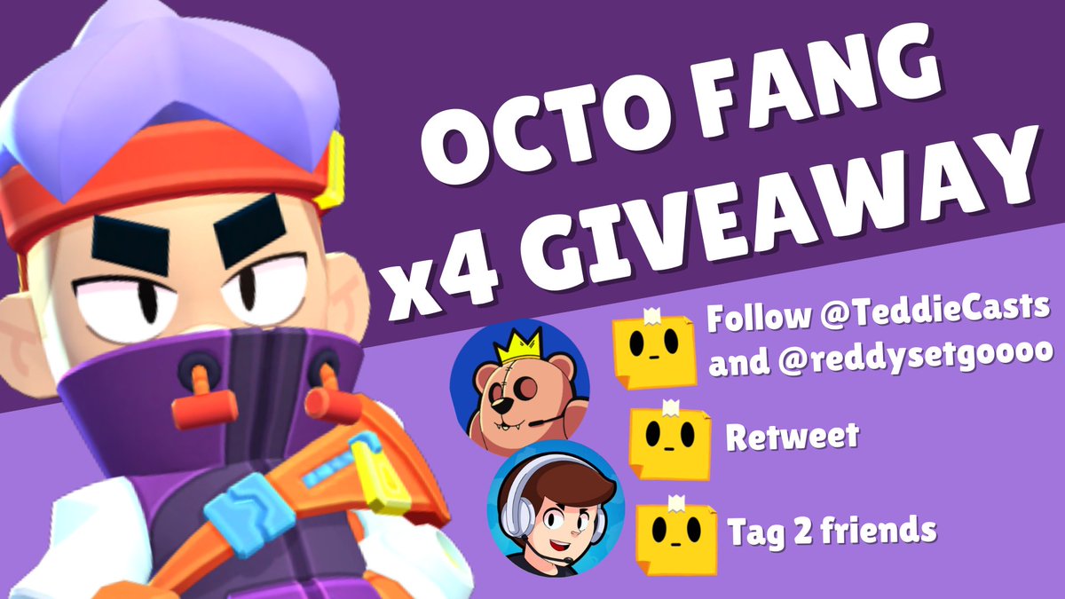 TRB Cori on X: Giving away 2 Octo Fang Skins!! To enter: Like ❤️ + RT 🔁 Follow me 🦞 #OctoFangGiveaway / X