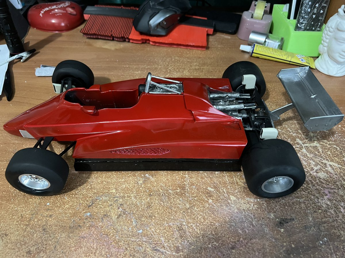 F1_SCALE_MODEL's tweet photo. Ferrari 126C2 scale 1/12 wip 70% #raw #3d #3dmodel #3Dprinting #3dprint #model #models #modeling #wip #gilles #ferrari #Formula1 #FormulaOne #villeneuve #gp #f1sm #make #Scuderiaferrari #oldcar #car #rosso27 #decal https://t.co/zECvLwA0cJ