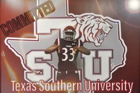 First I want to thank God for blessing me with talents to be in the position I am in today. I want to thank all the coaches who have recruited me through this process. With that being stated I will finish my grad degree at Texas Southern University. #TheSauceU <a href="/CoachDxMathews/">Derrick Mathews</a>