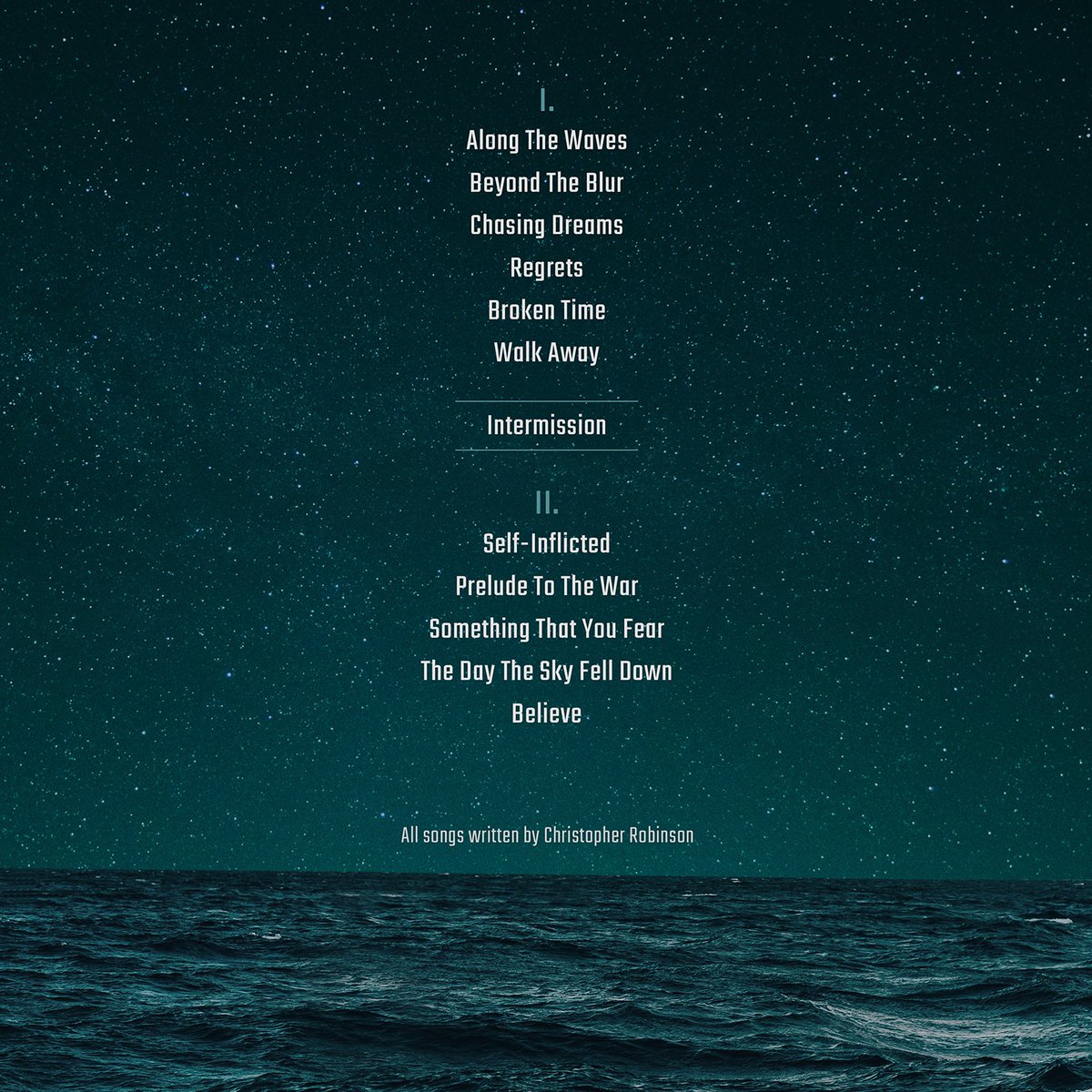 Daytheskyfell's tweet photo. Here is the back cover and track listing! https://t.co/7CZTPhhUGI