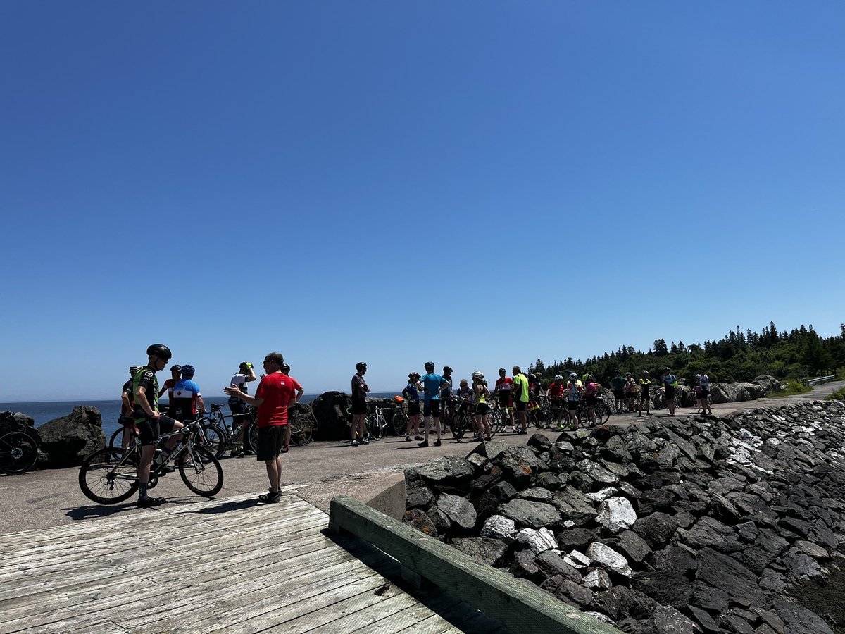curtharnett's tweet photo. @SJSeaDogs @CHLMemorialCup @CHLHockey @Deloitte @mccainfoods @Cataractes_Shaw It was a beautiful day for a ride around #saintjohn and surrounding area! #GoSeaDogs! https://t.co/y7wIunioFa