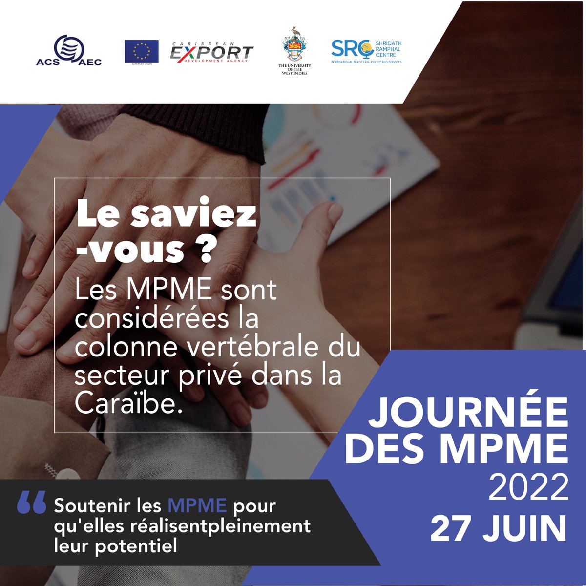 ACS_AEC's tweet photo. Lo sabรญa? Las MIPYMES se consideran la columna vertebral del sector privado en el Caribe.
https://t.co/iHiYtLWfzy
@uwisrc @CaribXport
#greatercaribbean #worldmsmeday #worldmsmeday2022 #thepowerofsmall https://t.co/8oft7zwJlX