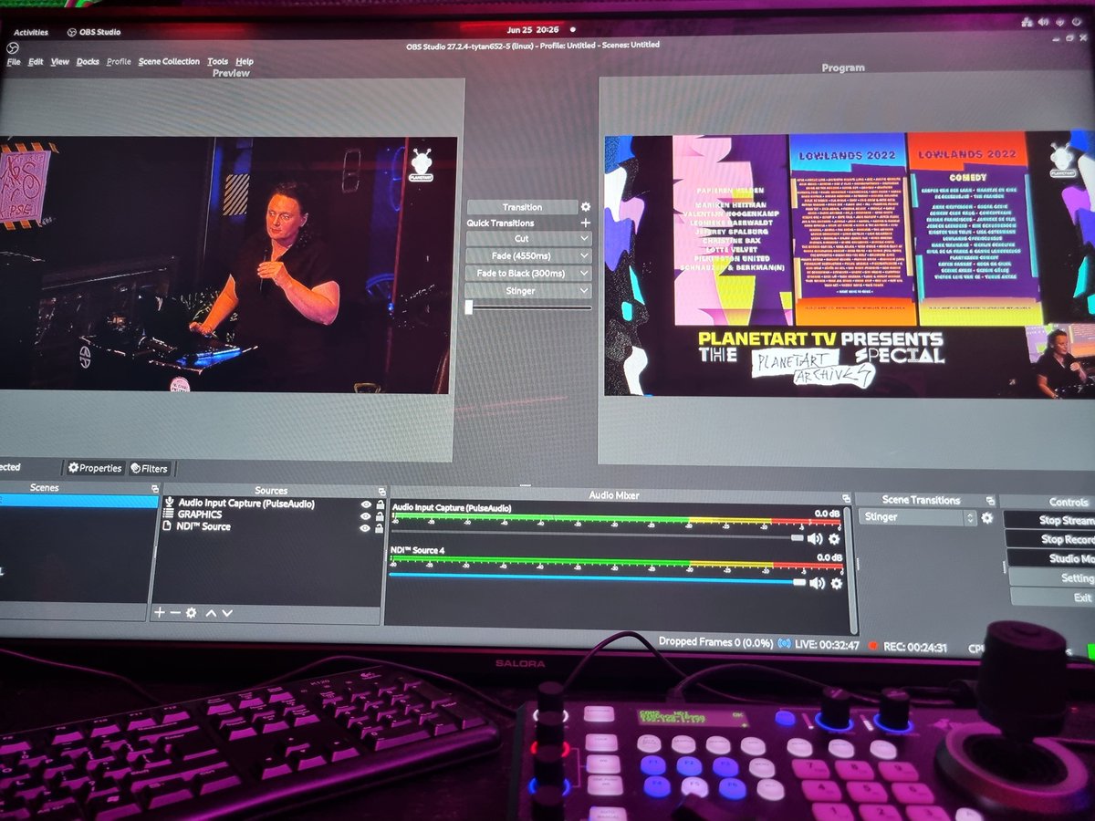 Watch along live with the PLANETART TV liveshow on planetart.nl 🔥 with Stanza and @HansjeVanHalem