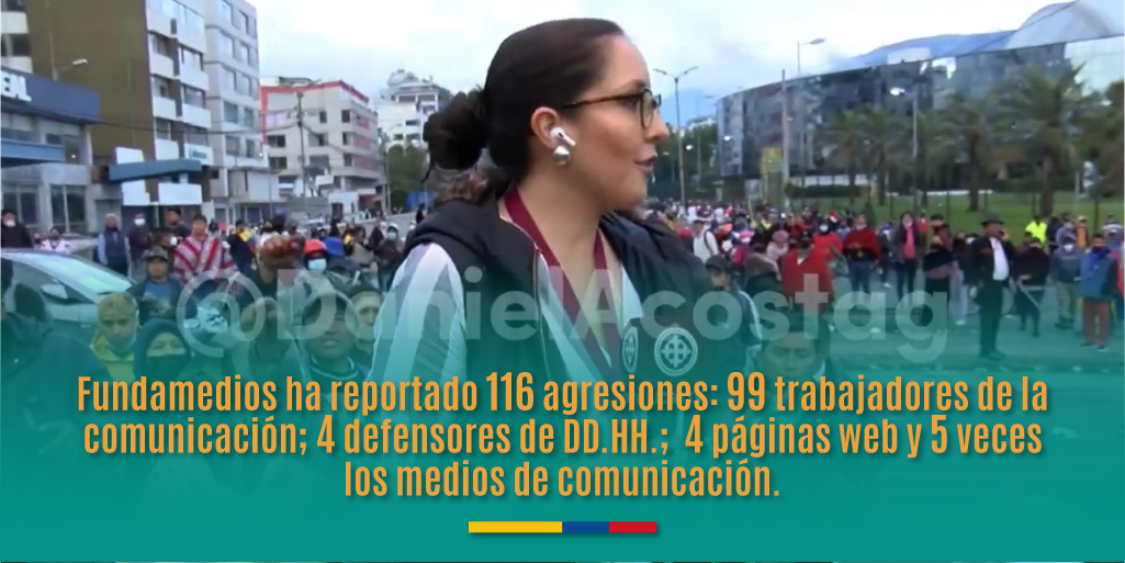WilsonFiguea's tweet photo. @NinaGualinga @LassoGuillermo Más de 100 agresiones a la prensa desde todos los actores de las protestas.
#Iza debe aceptar que las protestas se le salió de las manos, debe sentarse a negociar sin ninguna exigencia extra  #IzaDialogaSinExigencias  #ParoNacionalEC https://t.co/jSz5co2jEy