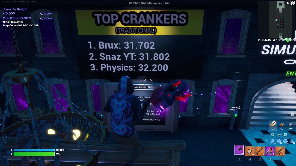 ImmatureGamer's tweet photo. Crank Simulator #CrankComp is Complete! π€―
π₯: @CodeBrux (13,500 V-Bucks)
π₯: @Snazouu (5,000 V-Bucks)
π₯: @Physicito (2,800 V-Bucks) https://t.co/JpzpUSXC0V