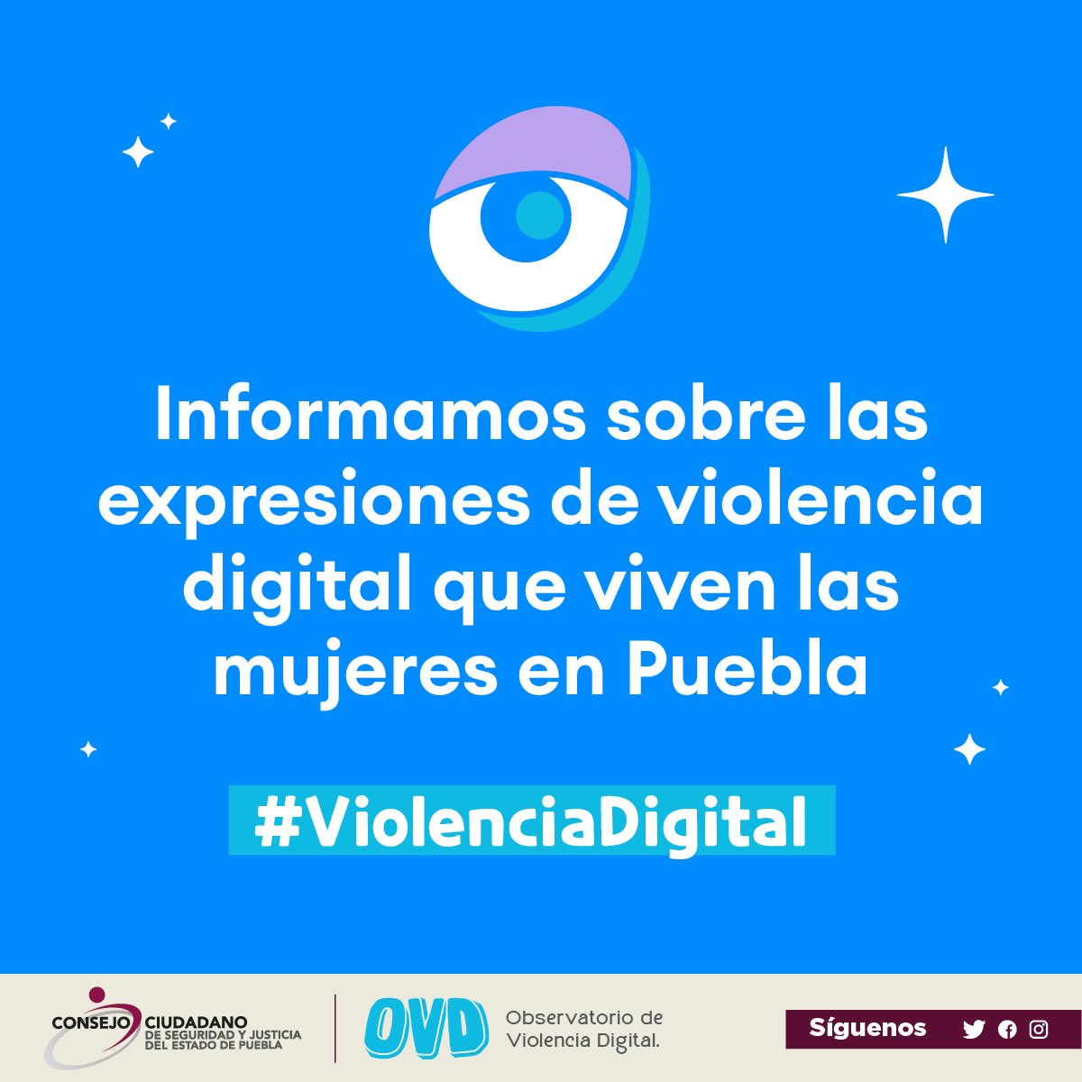 Si estás sufriendo algún tipo de #ViolenciaDigital, 
¡Alza la voz y denuncia al agresor!🗣 

En el #OVDPuebla te compartimos mecanismos para reportar y denunciarla ✍🏻

Sigue su Instagram 👉🏻 bit.ly/3ahvbEN