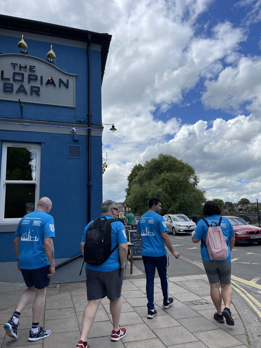 Proud to have walked 10 miles today for <a href="/SSAFA/">SSAFA</a> - we did Shrewsbury bridges with <a href="/SodexoUK_IRE/">Sodexo UK & Ireland</a> team #ArmedForcesDay2022 #13Bridges #Shrewsbury