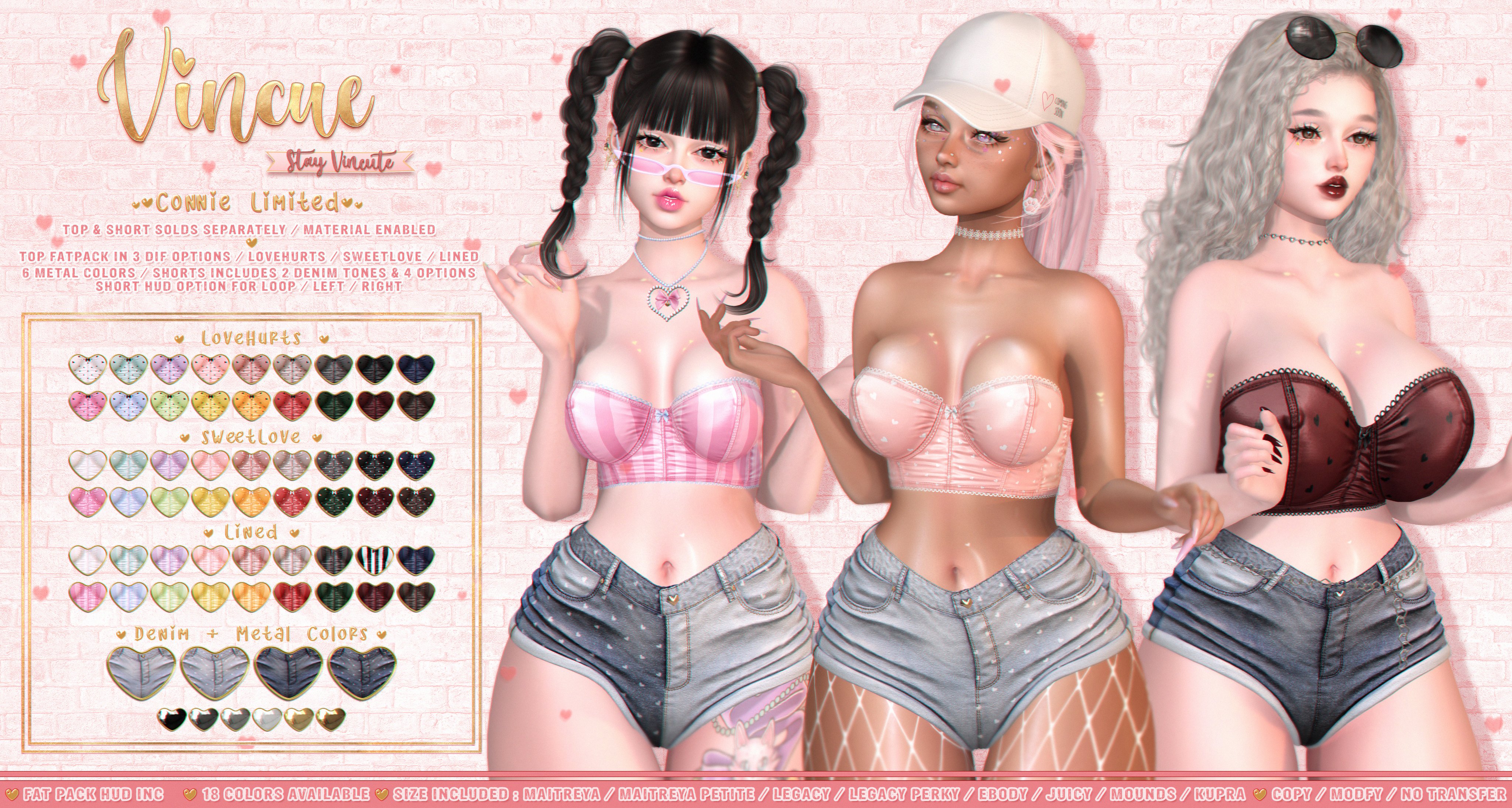 Second Life Marketplace - . Tylmanni . Natural Bounce Small Breast