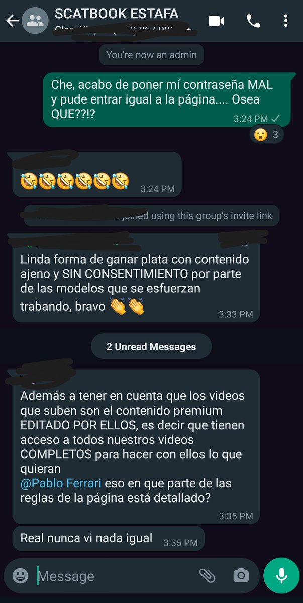 ClaraMaxx's tweet photo. @SCATBOOKSOCIAL viralizando videos que jamás siquiera alguien compro (osea gratis y robado) para postearlos en internet editados, ganar plata ellos y darnos NADA a cambio. https://t.co/VuXWFAm36V