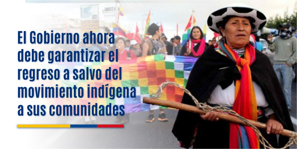 Liz23Andrade's tweet photo. @cubalondra La #PolicíaNacional no debe abusar del uso progresivo de la fuerza y garantizar el regreso seguro de los indígenas y manifestantes que están ya viajando a sus comunidades. #ConaieDialogenSinExigencias #IzaDialogaSinExigencias #ParoNacionalEC https://t.co/2dZ8amhoQO