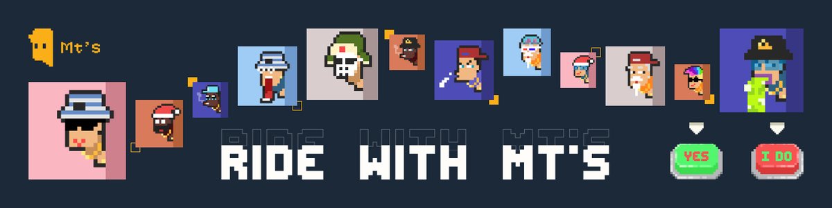 MtsNFTs's tweet photo. New banner is available! Will you ride with Mt's?
#Mts #NFT https://t.co/4nsgTMGiRx