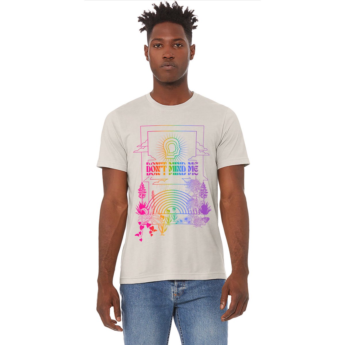 dontmindme's tweet photo. We are thrilled to share our very FIRST #dontMiNDme merch collab! PRE ORDER our gorgeous “Limited Don’t MiND Me Pride Edition Tees” in collaboration with artist John Cuevas - linked here on our new and improved website https://t.co/DyErXLaLaZ https://t.co/twHRvw5jgz