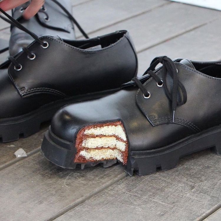 plant on Twitter "cake shoes by tal maslavi"