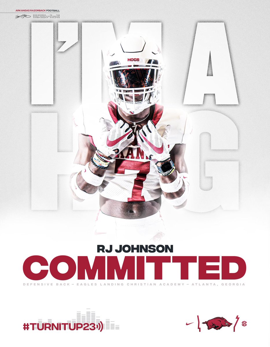 100% committed❤️‍🔥Proud to be a Razorback!! Woo Pig Sooie🐗