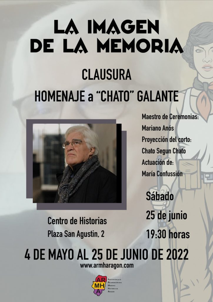 ARMHA recuerda a Chato en la clausura de “La imagen de la Memoria” dlvr.it/SSr4Vv