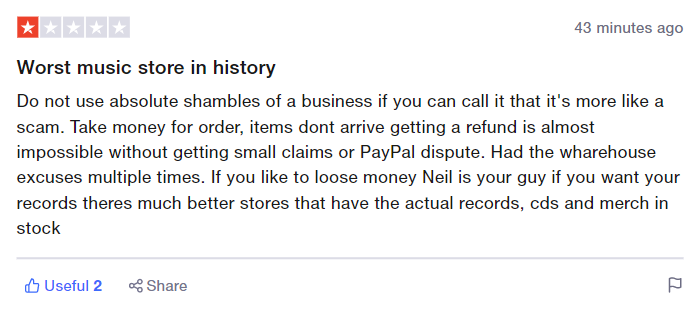 "Worst music store in history"

Have to agree.
 
Makes you wonder whether N.M. ever cared about the music. If so, what happened to him?

N.M., mate, give it up. Turn yourself in. Stop this madness.

<3 HV

#harrowsheros
#harrowscammer
#horizonsmusicscam
#horisonsmusic
#Radiohead