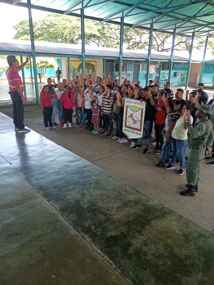 Juramentación de las Brigadas #BricomilesMiEscuelaBella en las instituciones del Municipio Panamericano del Estado TÁCHIRA.