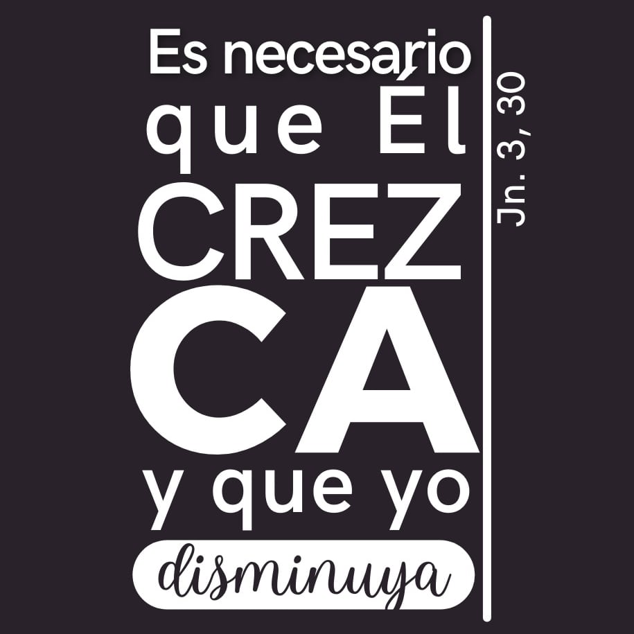 jebministerio's tweet photo. 😇Juan no sólo se lo repite a sí mismo, también nos lo dice a ti y a mí.
Hagámoslo vida en nosotros🤲🏽
"Es necesario que ÉL crezca, y que yo disminuya" Jn. 3, 30 https://t.co/avmumZj20P