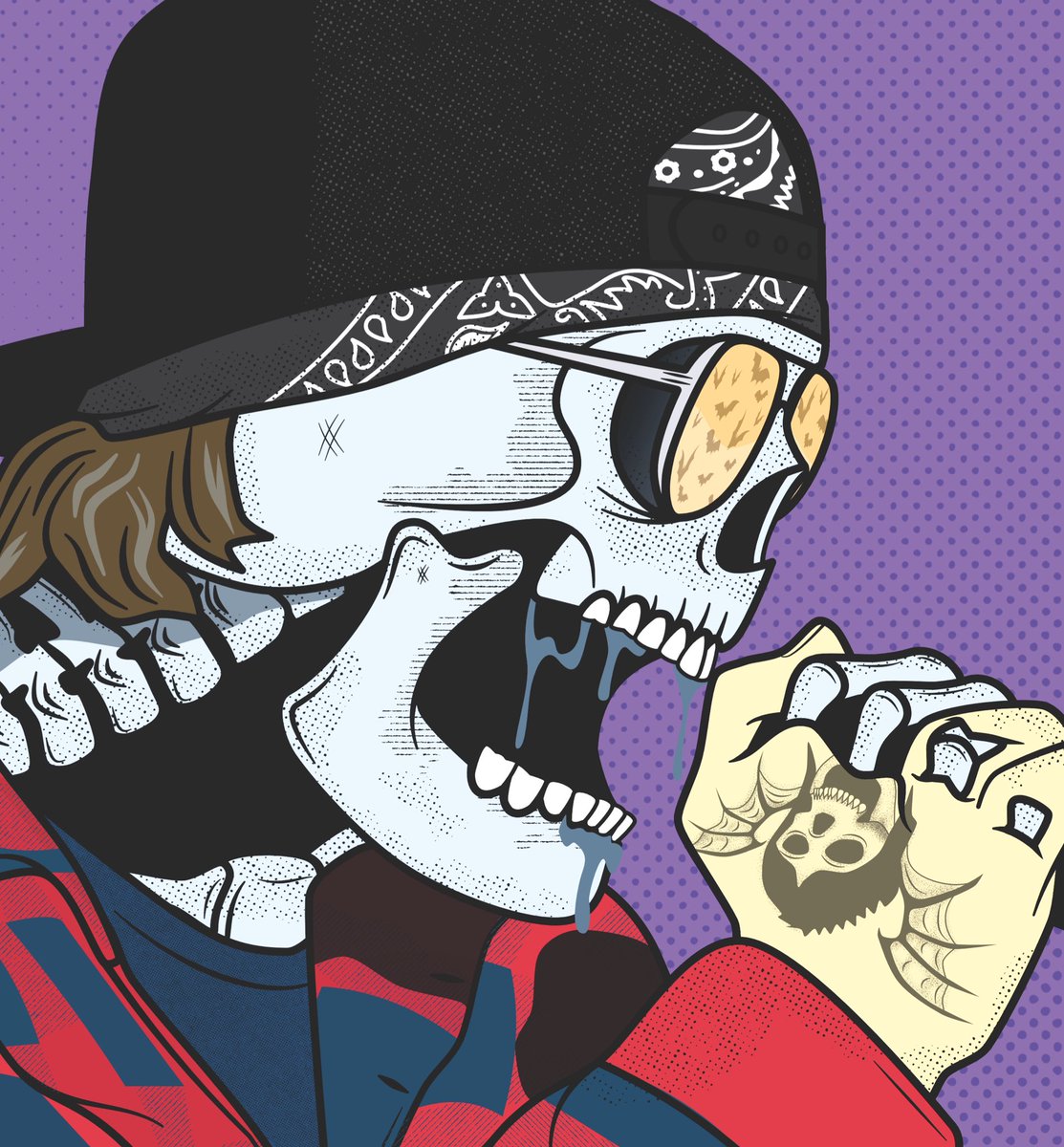 deadformatmc's tweet photo. A new heavy metal zombie. It’s @TheOfficialA7X @shadows_eth 

Thought would be a good addition #batsfollowbats @DeathbatsClub #skullsbackskulls https://t.co/8bD8fOPS5U