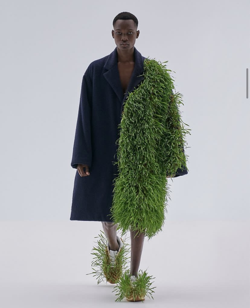 chaoswintour's tweet image. YOU’RE TELLING ME THIS IS AN ACTUAL LIVING AND BREATHING PLANT GROWN ON AN EXPERIMENTAL GARMENT??? THAT TOOK 20 DAYS AND REQUIRES REGULAR WATERING??