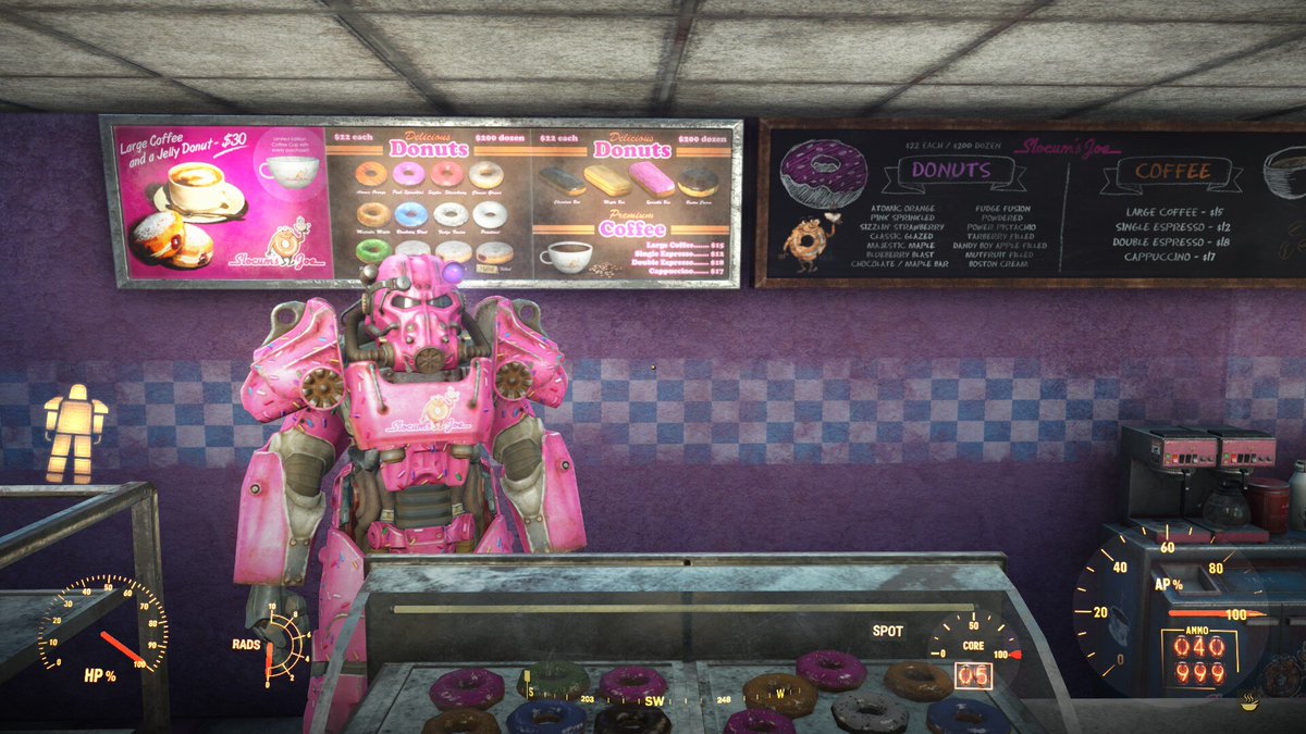 bigmike302's tweet photo. *intercom voice* Did you say you wanted sprinkles on it? tip jar is over there by the way. #Fallout4 #Fallout https://t.co/39wBXCbW2R