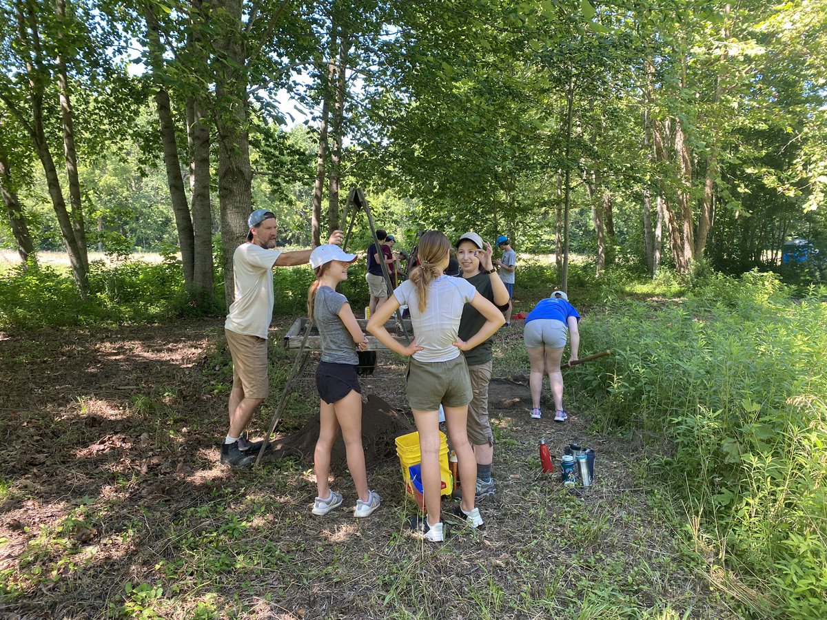 fairfieldfound's tweet photo. NIAHD at W&M is back at Fairfield and we couldn’t be more excited! Great students and RPAs, some cool artifacts, and even a little backfilling, too. #publicarch #publicarchaeology #localhistory #internsareawesome #historicpreservation https://t.co/Lzsg0O8C7h