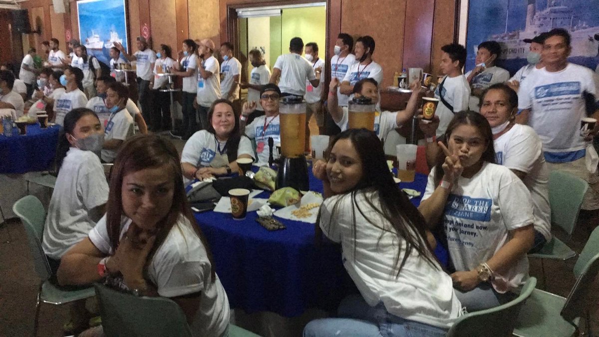 ITFglobalunion's tweet image. Fantastic to see so many #ITFSeafarers unions  #DayoftheSeafarer events taking place today across the world.

In the Philippines, ITF affiliate AMOSUP ran an acoustic music night for seafarers &amp;amp; their families. A great way to celebrate together. #SeafarerJourney #WeAreITF @IMOHQ