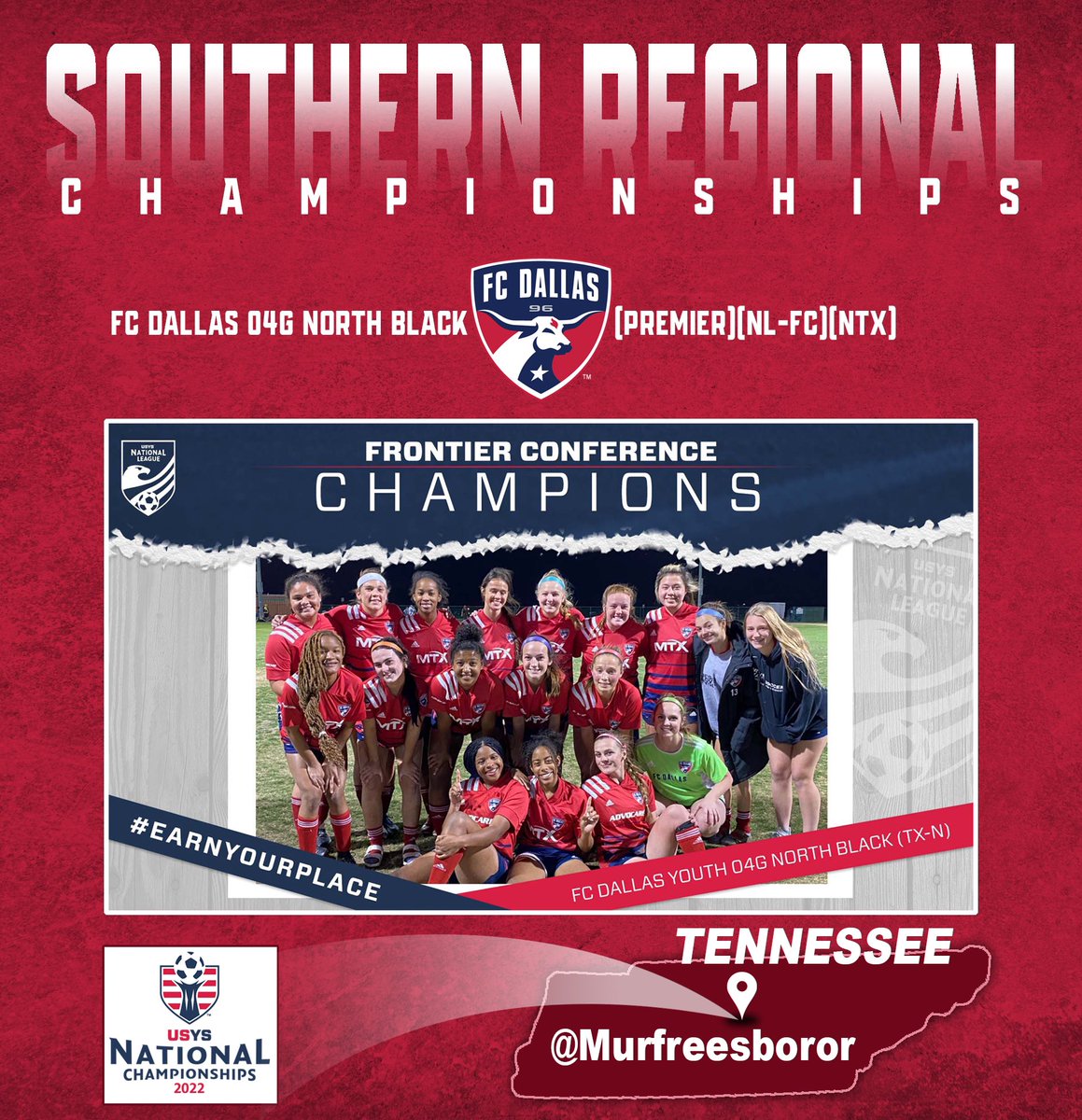 Southern Regional Championships Sat Day 2! Ready to compete! <a href="/USYouthSoccer/">US Youth Soccer</a> <a href="/USYouthSoccer/">US Youth Soccer</a> @NTSSA <a href="/NationalLeague/">National League</a> <a href="/FCDNorthBlack/">FC Dallas North Black 04G Premier</a> <a href="/ImCollegeSoccer/">College Soccer Truth ™</a>
