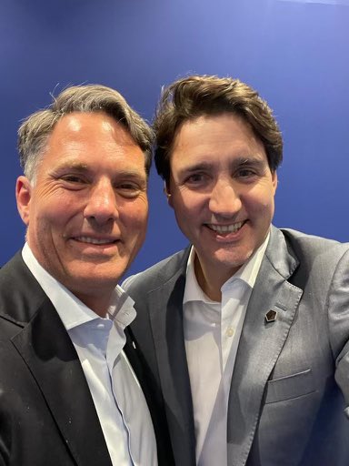 RichardMarlesMP's tweet photo. The people you meet and the friends you make. @JustinTrudeau

#CHOGM2022 https://t.co/uTYrJzHSCS