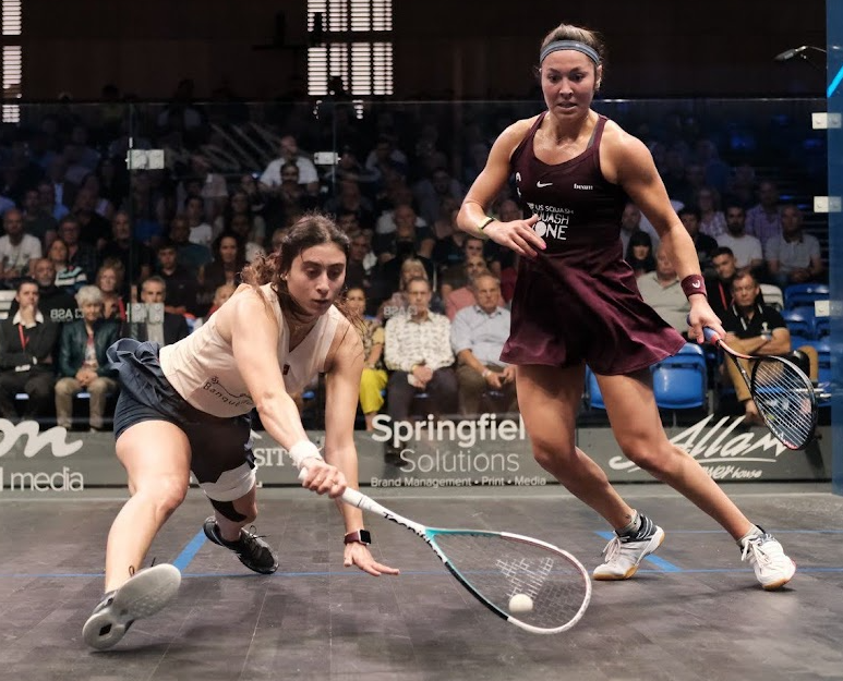 CIBfinals's tweet photo. Sailing through to the final, it's @noursherbini in quick time ...

[2] Nour El Sherbini (Egy) 2-0 [4] Amanda Sobhy (Usa)   11-2, 11-5 (14m) https://t.co/FewwOdDZ5U