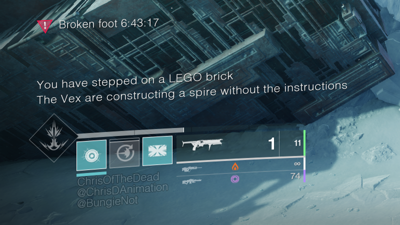 BungieNot's tweet image. Those new LEGO subclass grenades are lethal.
#Destiny2