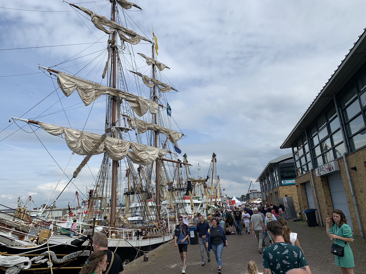 De Morgenster zeilbrik.org/Engels/The-ship op <a href="/Havenfestival/">Havenfestival IJmuiden</a> IJmuiden vandaag