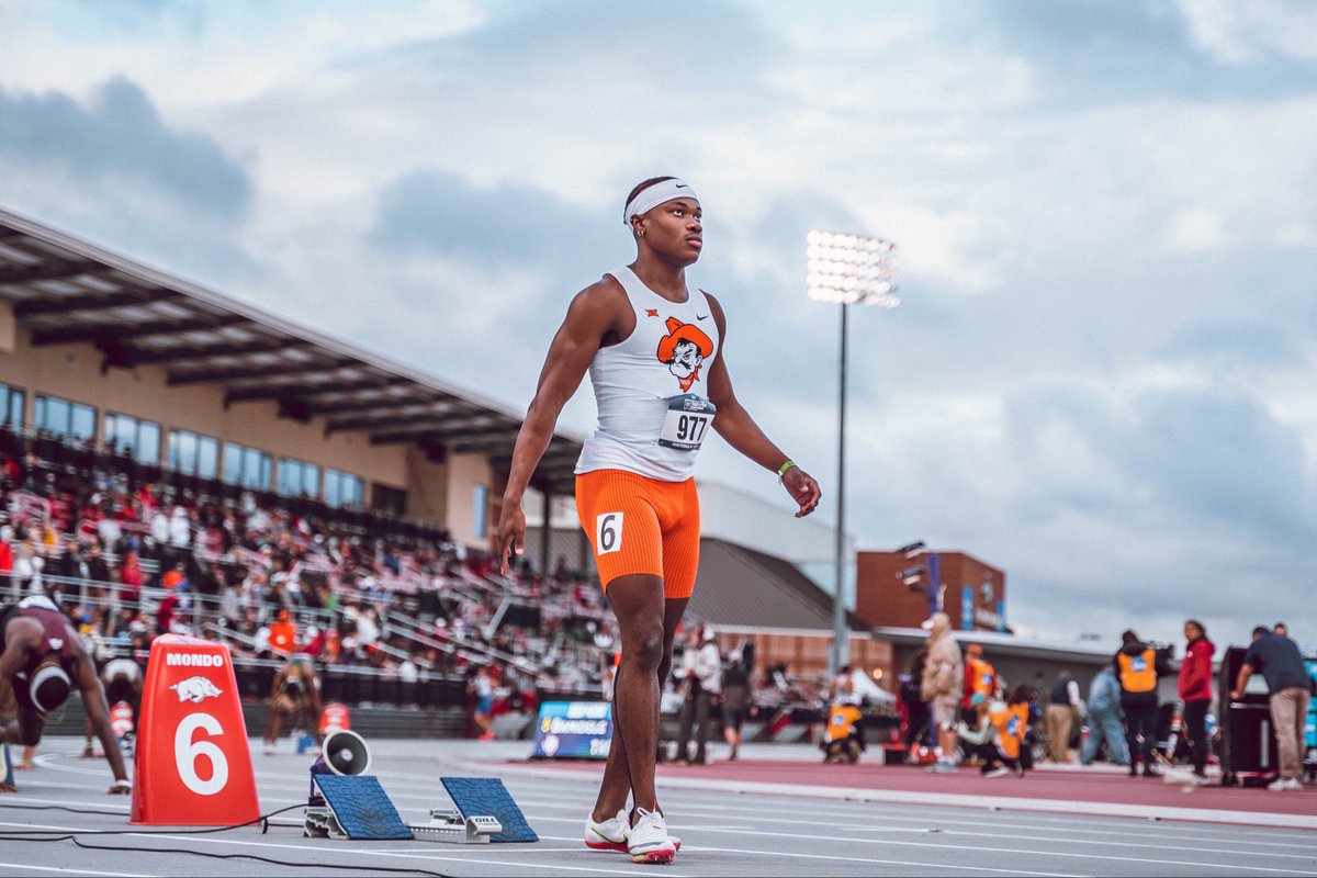 THE WEATHER IS HOT AND SO IS <a href="/charlieebarth/">Charlie Bartholomew</a> 🔥

Charlie Bartholomew sets a NEW SCHOOL RECORD in the 400 Meters with a PR time of 45.40 seconds at the <a href="/usatf/">USATF</a> U-20 Championships!

#GoPokes I #run4okstate