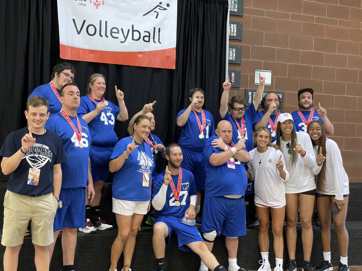 I am very thankful that I have been able to serve as a volunteer assistant volleyball coach for the Wood County Wildcats!  Coaching at the @SOOhio #StateSummerGames was an experience that I will never forget, and our team winning gold was the icing on the cake! @woodcountydd