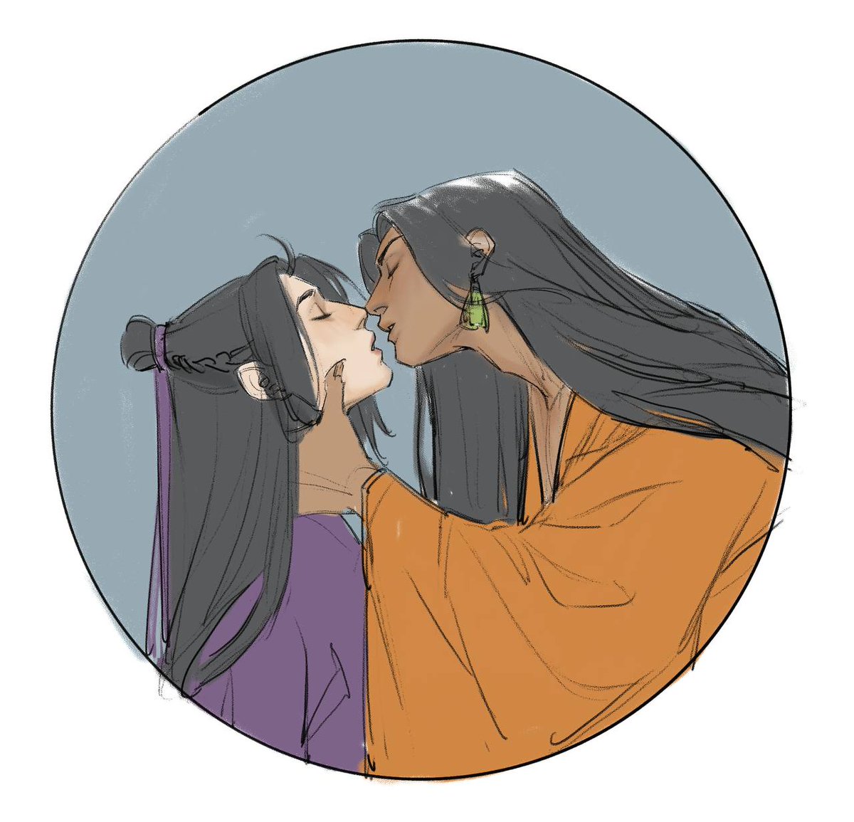 Jiang Cheng and my oc, his sworn brother 😌