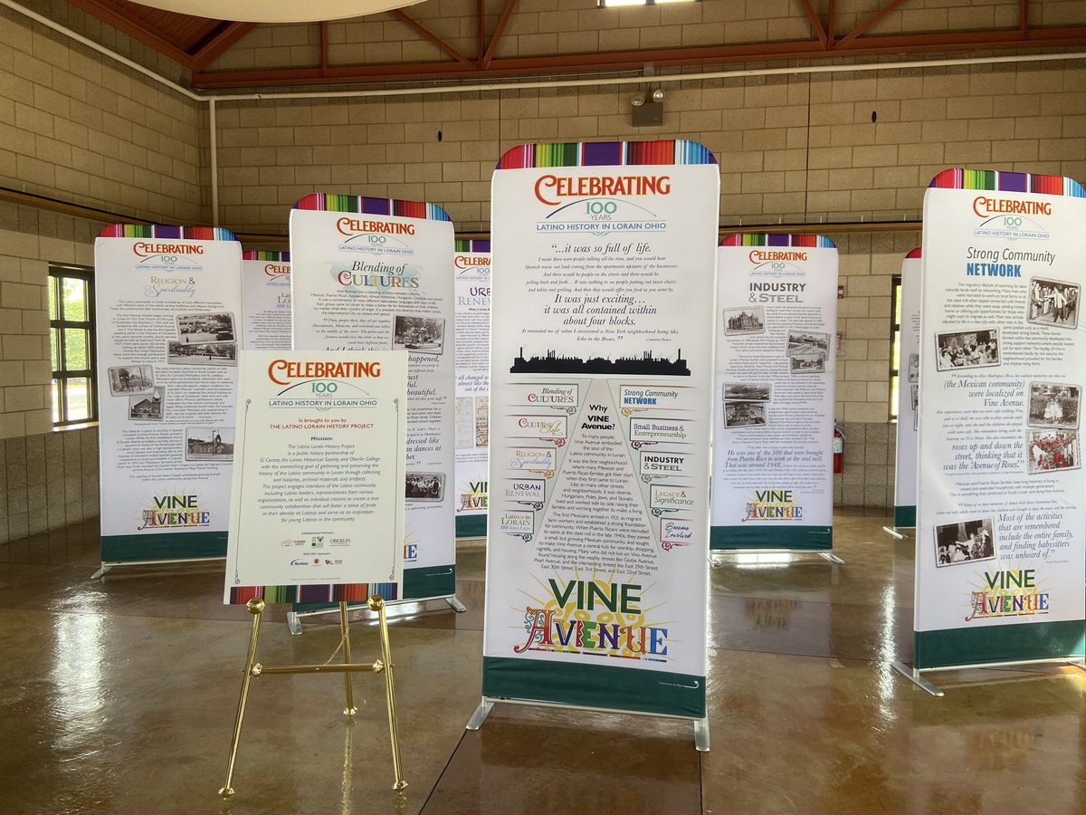 Have you been to see us at the International Festival?? We’ll be in the transportation building until 9pm tonight, or come see us tomorrow after the parade! Stop by to see our gift shop items and the “Celebrating 100 Years of Latino History in Lorain, Ohio” exhibit! #LorainProud