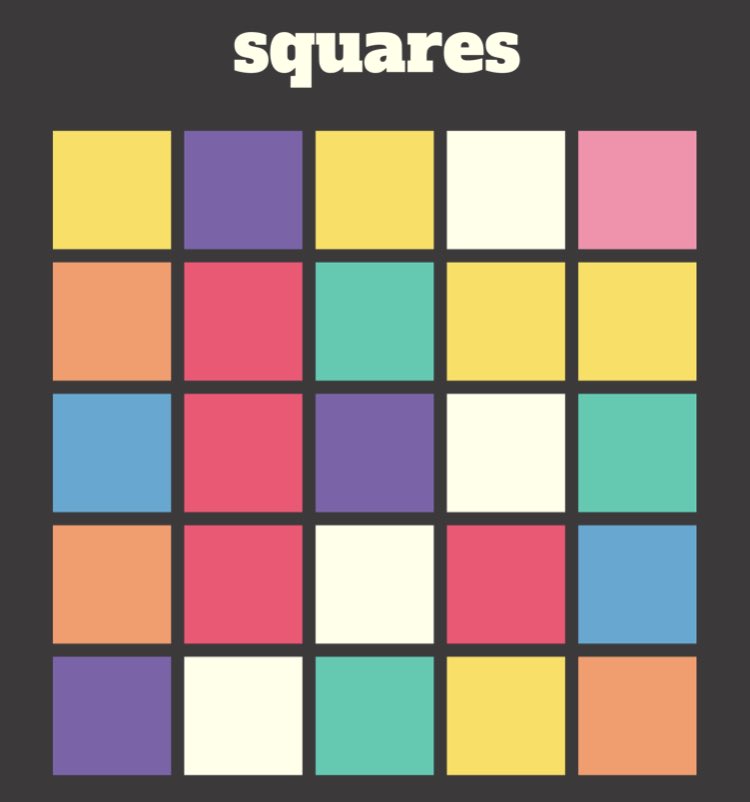 squares491625's tweet photo. #squaresgame Daily: 6/25/2022
1 solution.

https://t.co/b25rfaKue5 https://t.co/HC975oHrOa