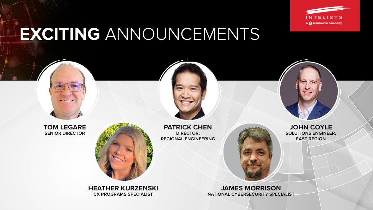 IntelisysCorp's tweet photo. Have you seen the news about our new hires? In addition, please join us in congratulating Tom Legare, who has been promoted to Senior Director and Patrick Chen, who has been promoted to Director, Regional Engineering. 

#IntelisysNation https://t.co/OSBWziD70L