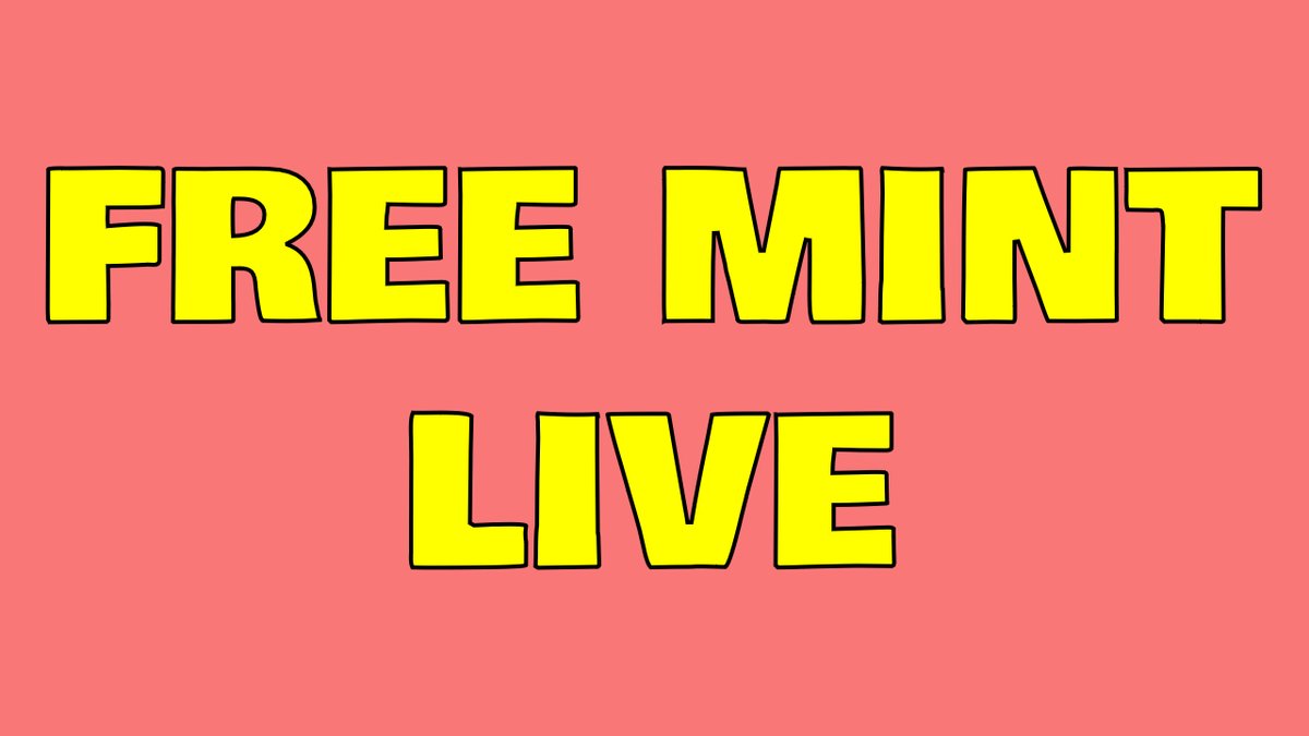 GeomUselFucks's tweet image. 🔴FREE MINT OPEN AGAIN 🔴

🟨3 x wallet | Optimized contract | Low royalties 🟨

Good luck with the 1/1s 👀

etherscan.io/address/0x70d3…

#Freemint #nft #freemintnft #freenft #nftart #NFTCommunity