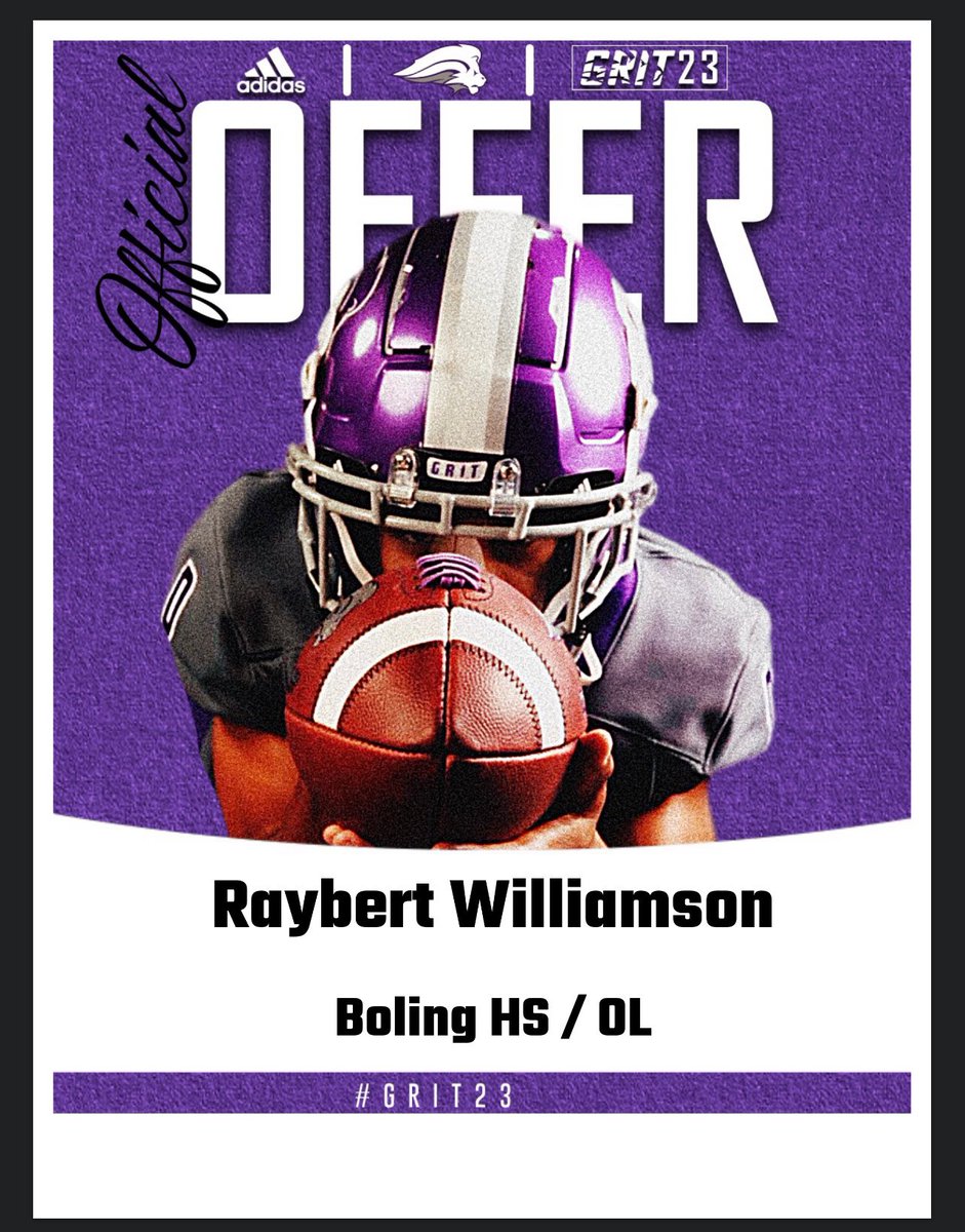 raybert_75's tweet photo. After a great camp with @coachanzaldua35 and @CoachGregEllis I’m blessed to receive my first official offer from @SAGU_Football https://t.co/ggi5cokwx3