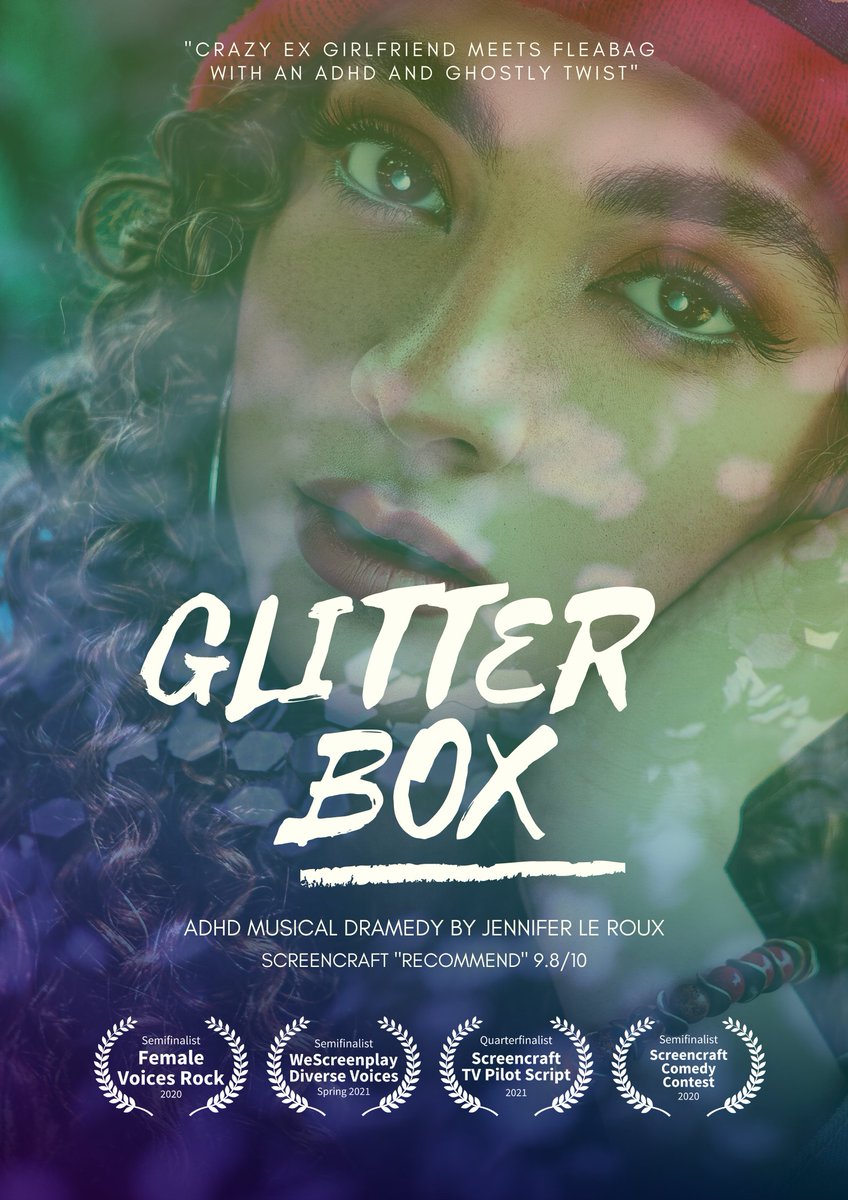 jenniferthered's tweet photo. Great to see "Glitter Box: Same Shit Different Show" still has its sparkle as Quarterfinalist in @NetworkISA Table Read My Screenplay competition for Comedy TV Pilot 🥳 #preWGA #screenwriters #TVpilot #tablereadmyscreenplay @screenwriting https://t.co/IeFyWreUKY