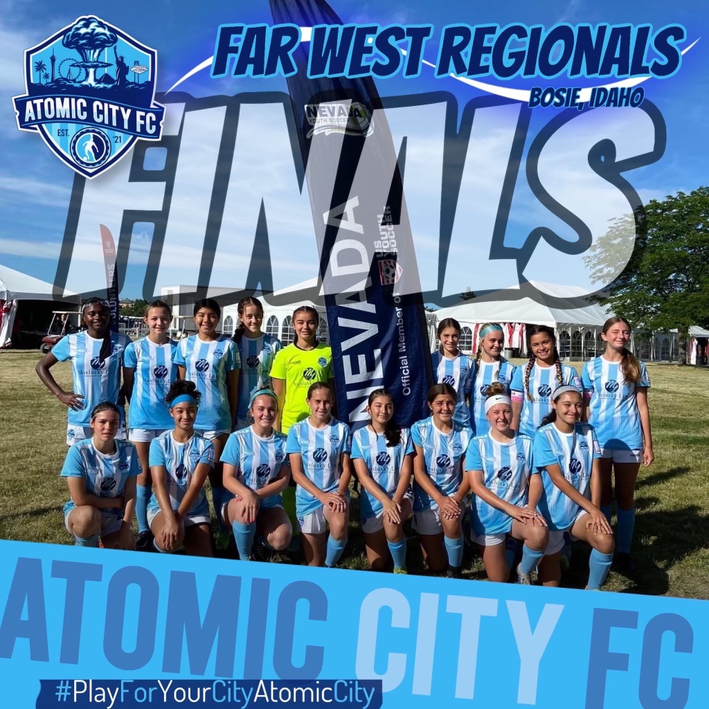 AtomicCityFC's tweet image. UNBELIEVABLE! The Magical Ride with these AMAZING young ladies continues. They are PHENOMENAL! A Dominate 4-1 victory for in the semifinal and now we play in the Far West Regional FINALS for the right to go to Walt Disney World in Orlando, FL in July for a National Championship!