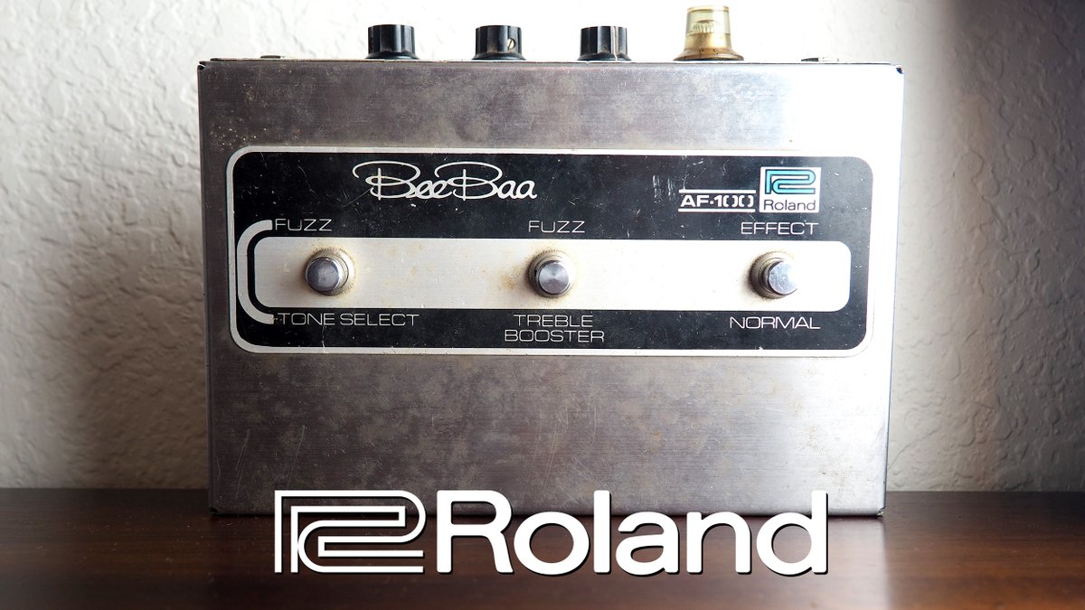 pedaloftheday's tweet photo. FULL REVIEW for the @RolandGlobal vintage AF-100 BeeBaa Fuzz &amp; Treble Booster is out NOW at

https://t.co/akRRs6T6B3

FULL DEMO on our #YouTube channel as well. Cheers!

#pedaloftheday #effectspedals #guitarfx #pedaljunkie @ROLANDCANADA #roland #beebaa #FUZZ https://t.co/JU3LeB2Mj6